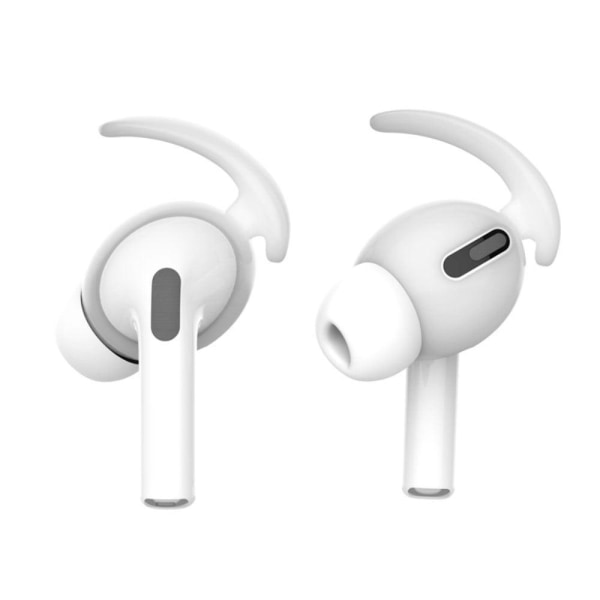 1 par AirPods Pro 2 silikonskydd - Vit Vit