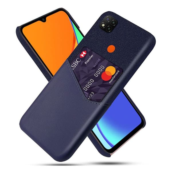 Bofink Xiaomi Redmi 9C Card Cover - Blå Blue