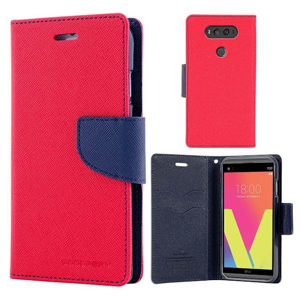 MERCURY Fancy Diary - LG V20 - Punainen Red