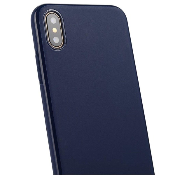 iPhone Xs Max SULADA Magneetilla varustettu pehmeä muovinen takasuoja kuori - Tumman Sininen Blue