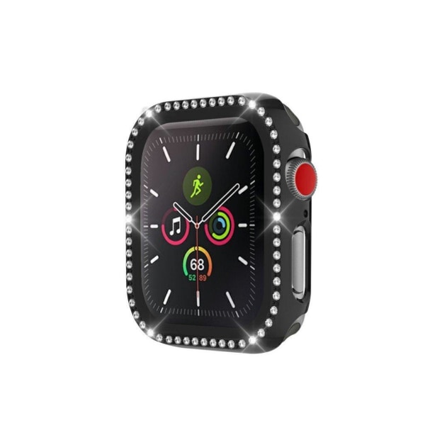 strass décor ram för Apple Watch Series 3/2/1 42mm - svart Svart