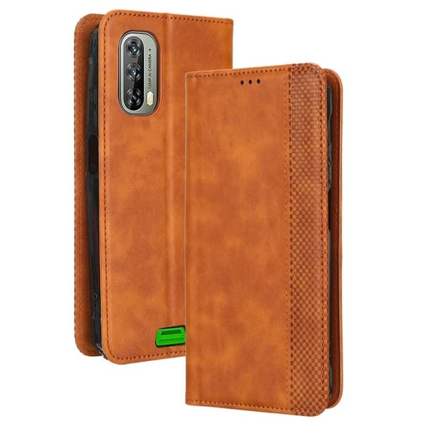 Bofink Vintage Blackview Bv7100 Læder Etui - Brun Brown