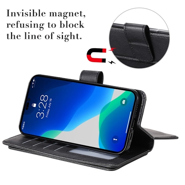 iPhone 14 Pro fodral med 10 fickor - Grön Grön