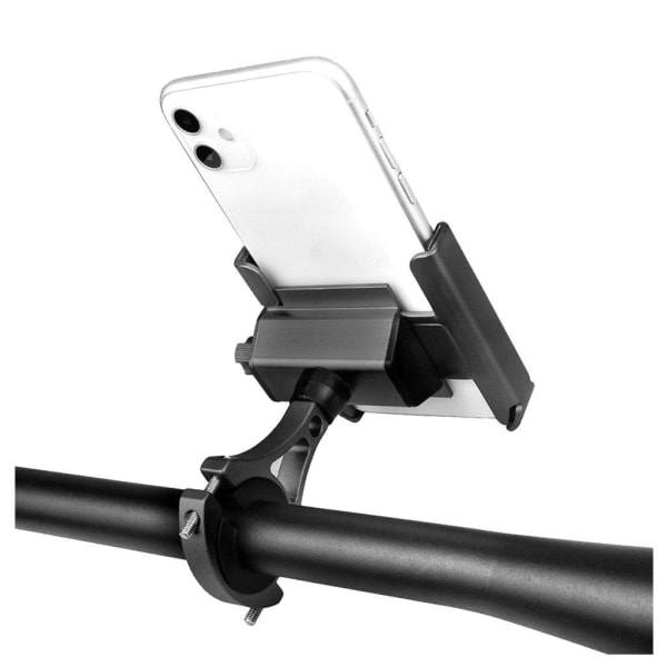 Universal bike phone holder mount - Short / Handlebar / Black Svart
