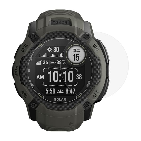 Garmin Instinct 2X clear screen protector Transparent