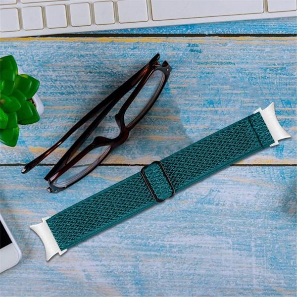Samsung Galaxy Watch 5 / 5 Pro / 4 nylon urrem - Mørkegrøn Green