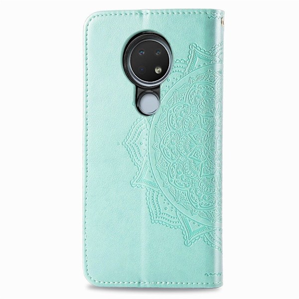 Mandala Nokia 7.2 / 6.2 Flip kotelot - Syaani Green