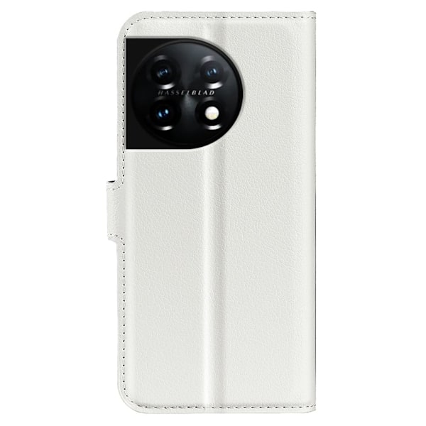 Classic OnePlus 11 Flip Fodral - Vit Vit