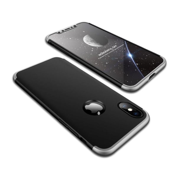 iPhone Xs Max GKK 3 palainen matta pintainen kova muovinen suoja Black