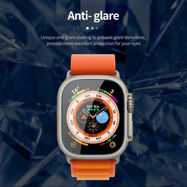 NILLKIN Apple Watch Ultra skærmbeskytter i hærdet glas Transparent