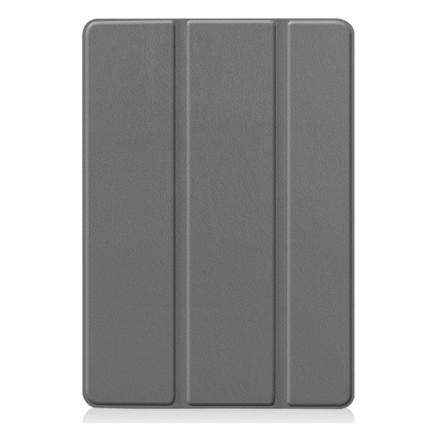 iPad 10.2 (2021) / (2020) / (2019) tri-fold PU leather flip case Silvergrå