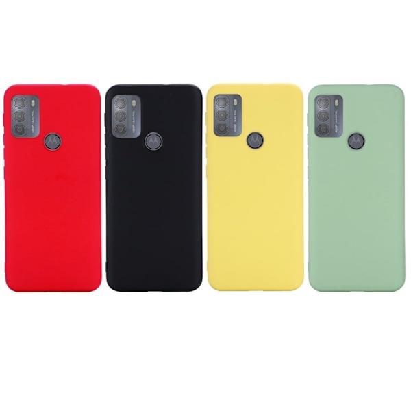 Matta nestesilikoninen kuori Motorola Moto G50 - Musta Black