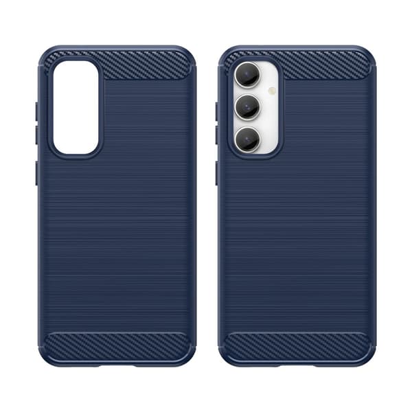 Carbon Flex Suojakotelo Samsung Galaxy S23 Fe - Sininen Blue