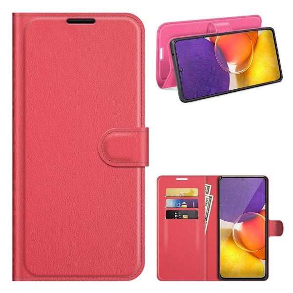 Classic Samsung Galaxy Quantum 2 Läppäkotelo - Punainen Red