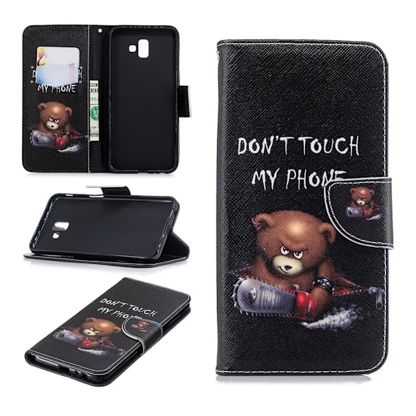 Wonderland Samsung Galaxy J6 Plus (2018) fodral -Svart Svart