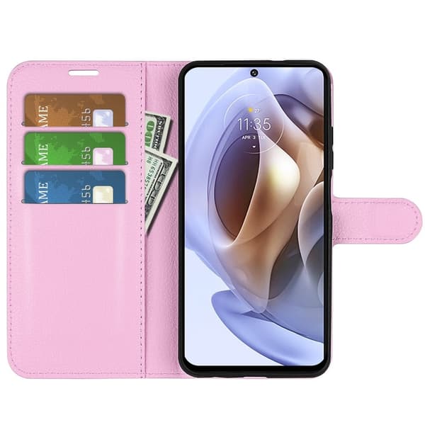 Classic Motorola Moto G31 Flippetui - Rosa Pink