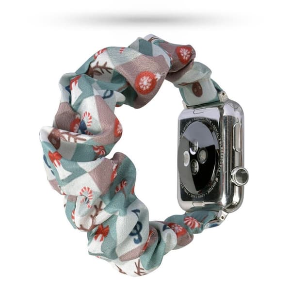 Apple Watch Series 5 44mm mönster trasa klockarmband - jul saker multifärg