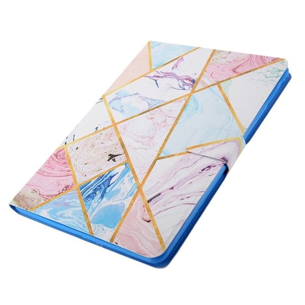 Elegant Mønster Lær Flippetui til Samsung Galaxy Tab A7 10.4 (2020) - Klinkekule Mønster Multicolor