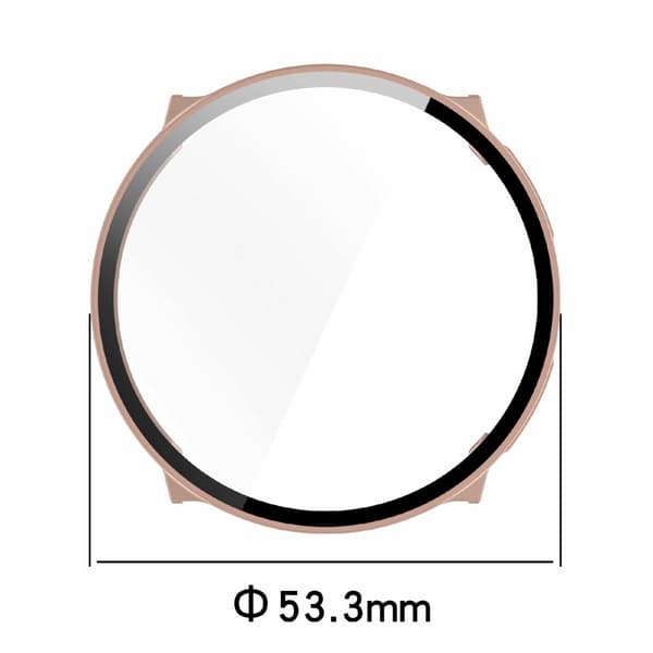 Suunto Vertical Watch Case Integrated Protective Bump Resistant Deksel with Tempered Glass Screen Protector - Ivory White Black