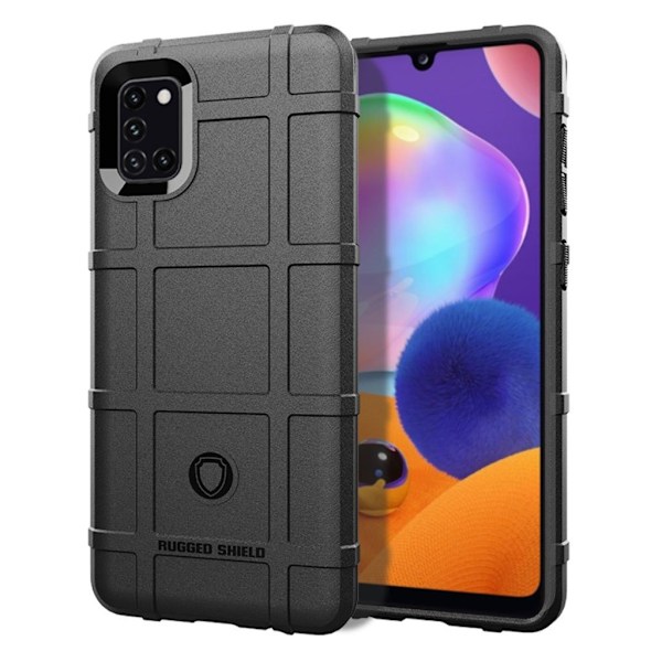Rugged Shield Cover - Samsung Galaxy A31 - Sort Black