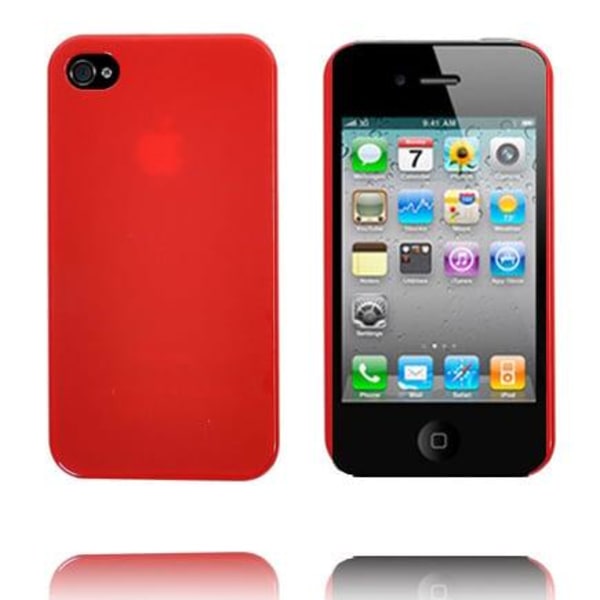 Candy Hard Shell (Punainen) iPhone 4S Suojakuori Red