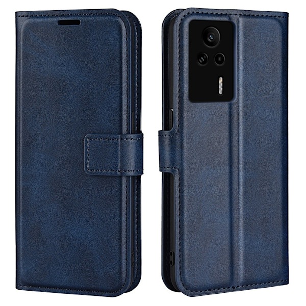 Lompakko Nahkakotelo For Xiaomi Redmi K60E - Sininen Blue