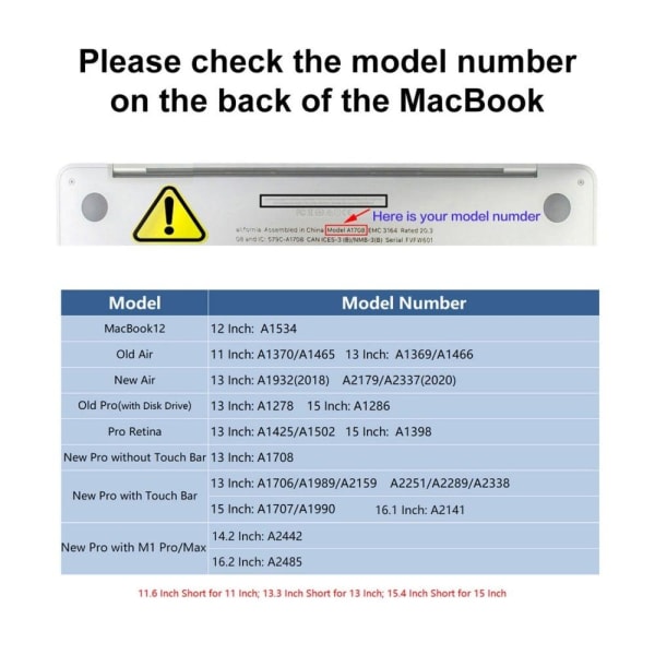 HAT PRINCE MacBook Pro 16 M1 Pro / M1 Max (A2485, 2021) ultratunt fodral - Baby Blå Blå