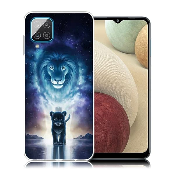 Deco Samsung Galaxy A12 5G kotelot - Leijona Multicolor