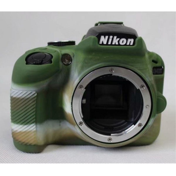 Nikon D3400 DSLR kameraskydd silikon ekovänligt mjuk - Kamof