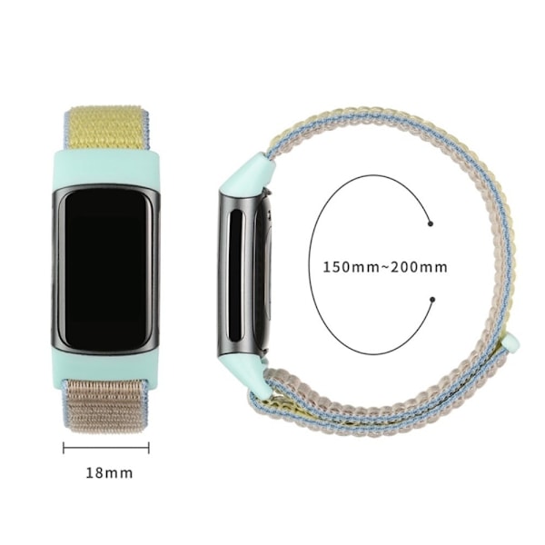 Fitbit Charge 5 nylonrem - Militærgrøn Green