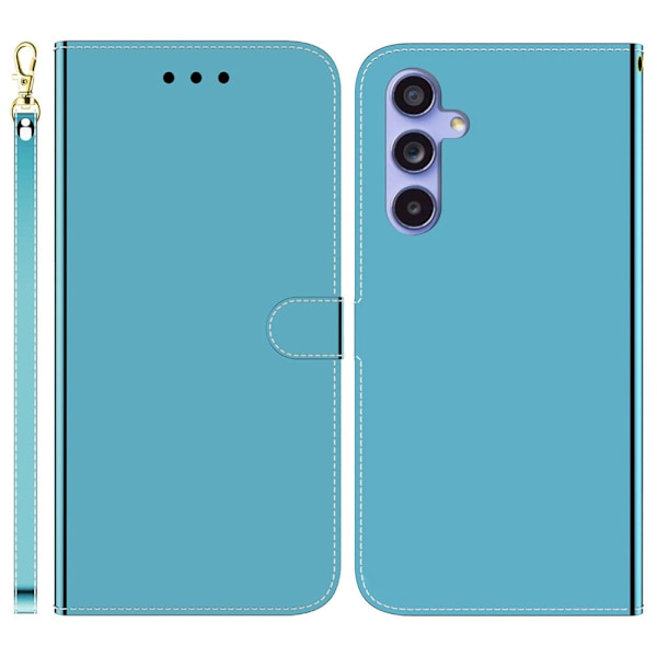 Mirror Samsung Galaxy A55 flip-etui - Blå Blue