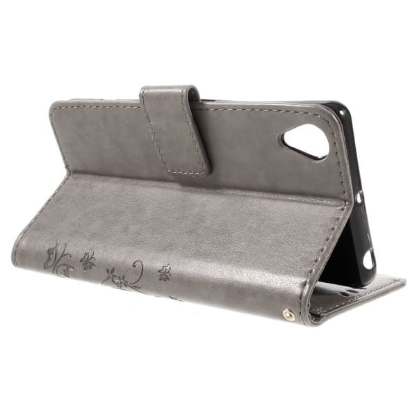 Scherfig flippetui for Sony Xperia X Performance - Grå Silver grey