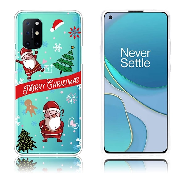 Juleveske til OnePlus 8T - Julenisser Og Trær Multicolor