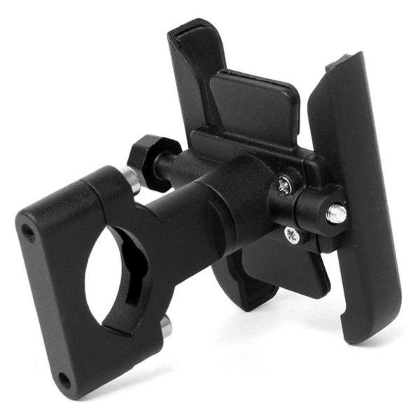Universal motorcycle aluminum mount for 4-6.5inch phone - Black Black
