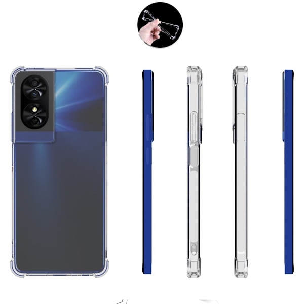 Lux-Case Airbag-deksel for TCL 50 SE Transparent