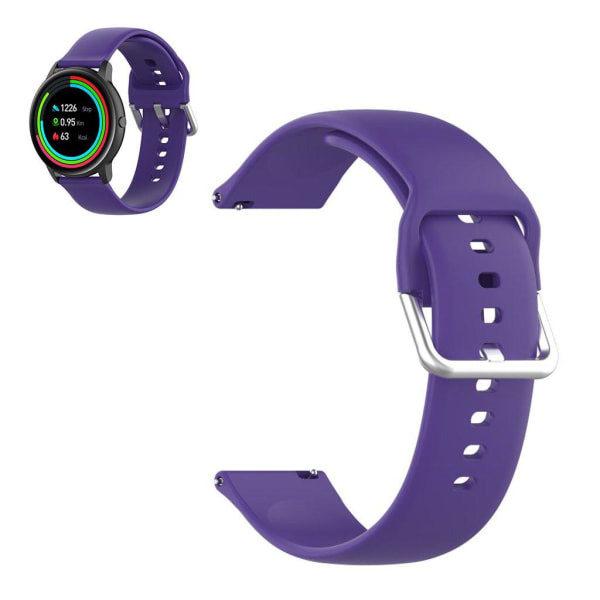 22mm Universal silicone sports watch band - Purple / Size: S Lila