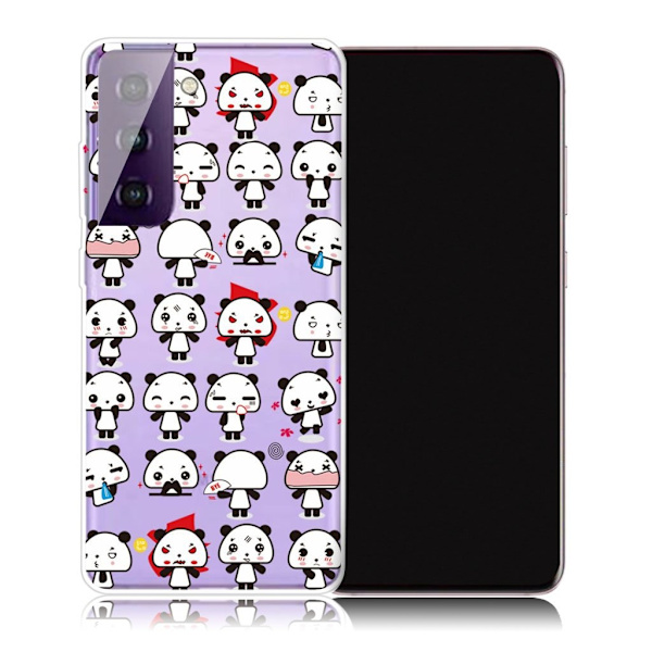 Deco Samsung Galaxy S21 Plus etui - Emotional pandaer Multicolor