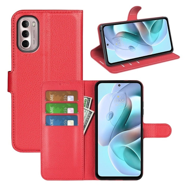 Klassisk Motorola Moto G Stylus (2022) flip etui - Rød Red
