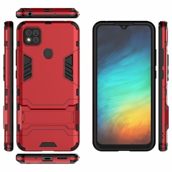 Cool Guard Etui Xiaomi Redmi 9C - Rød Red