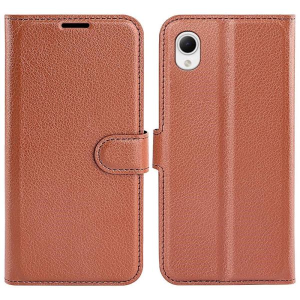 Classic Samsung Galaxy A23e Läppäkotelo - Ruskea Brown