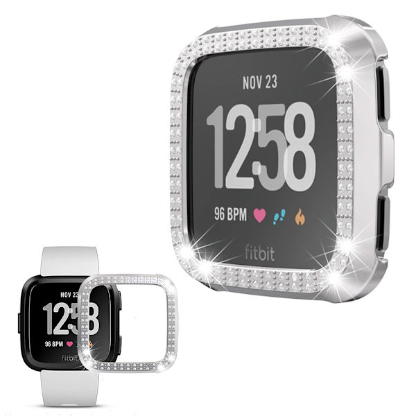 Fitbit Versa viileä rombikehys - Hopea Silver grey