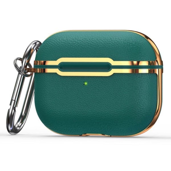 AirPods Pro 2 electroplating case with buckle - Green / Gold Green