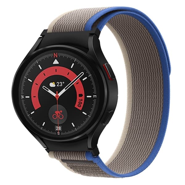 Samsung Galaxy Watch 5 / 4 nylon trail loop tyylinen ranneke - Sininen Blue