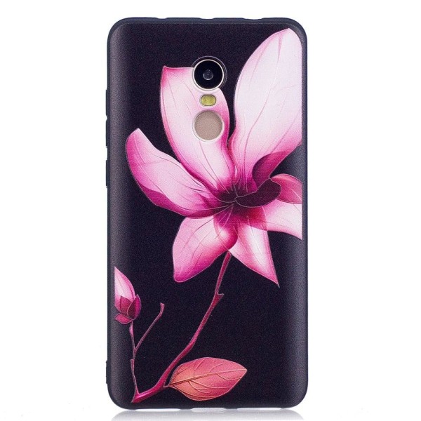 Xiaomi Redmi Note 4 Blød cover - Elegant blomst Pink