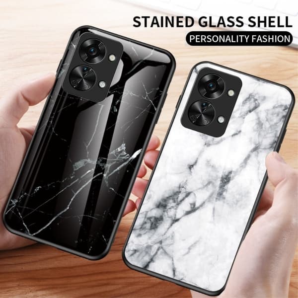 Fantasy Marble OnePlus Nord 2T deksel - Svart Marmor Black