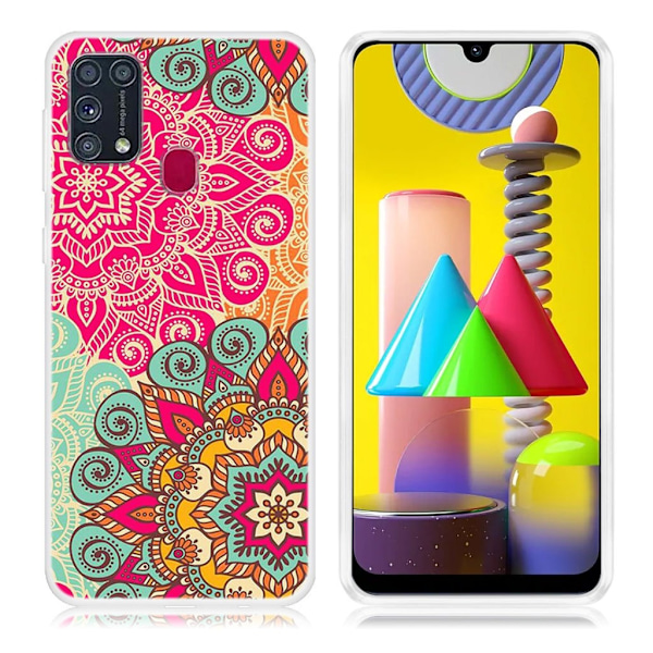 Deco Samsung Galaxy M31 kuoret - Mandala Multicolor