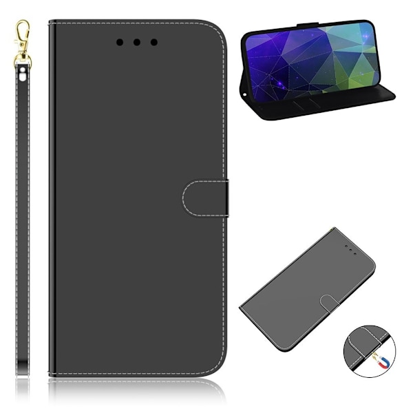 Mirror Samsung Galaxy A31 fodral - Svart Svart