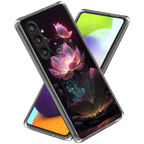 Vibe Samsung Galaxy S24 FE -kansi - Fluoresoiva Lootus Pink