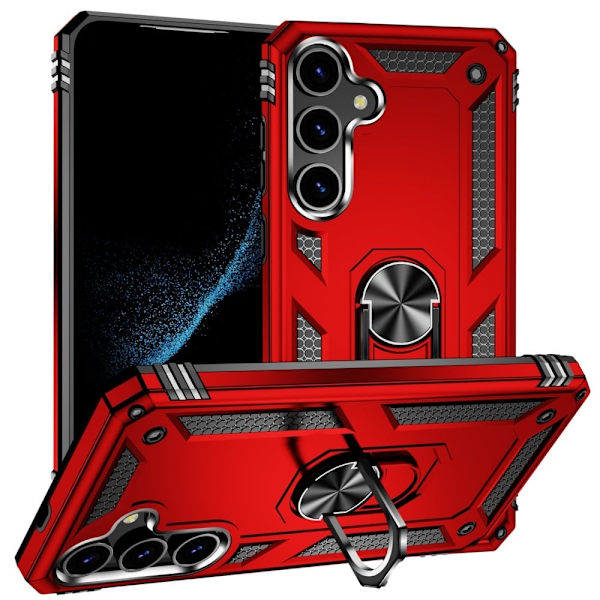 Bofink Combat Samsung Galaxy S24 Plus kotelot - Punainen Red
