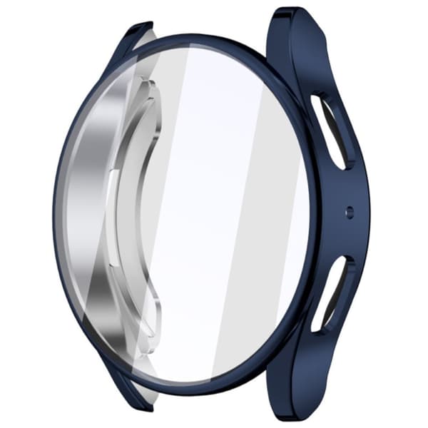 Samsung Galaxy Watch7 44 mm etui Full Guard Soft Flexible Watch Protector Innebygd skjermbeskyttelse - Midnattsblå Blue